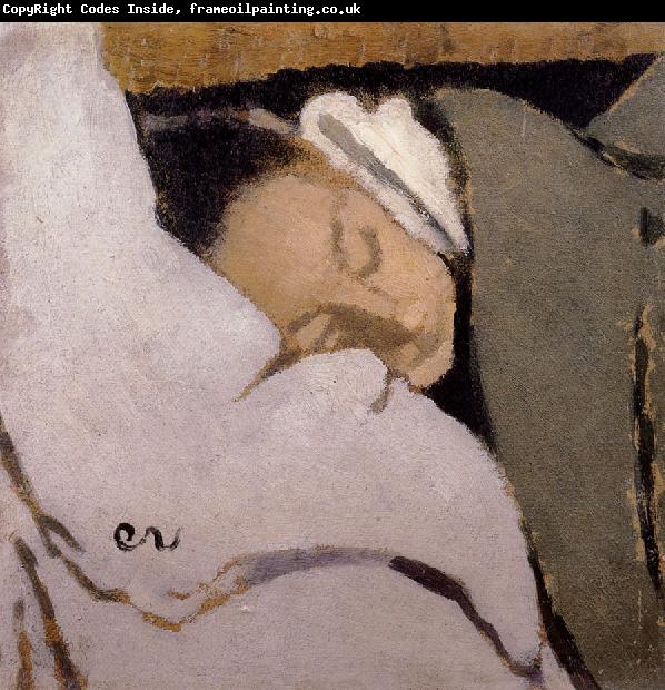 Edouard Vuillard Sleeping woman